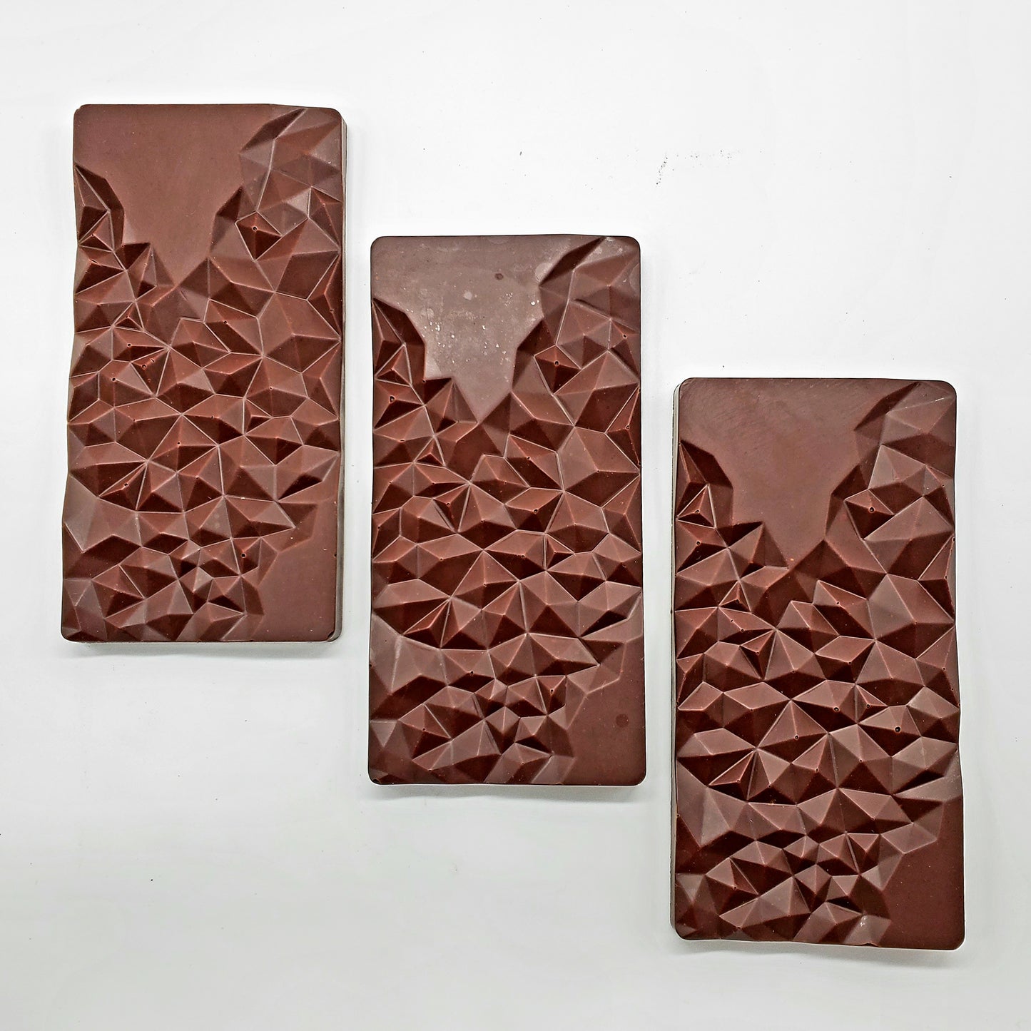 Stone Ground Dark Chocolate Bars - Set of 3